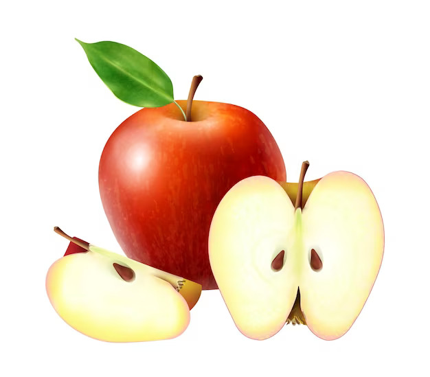 Vitamin C fruits name - apple