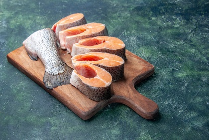 salmon fish 
